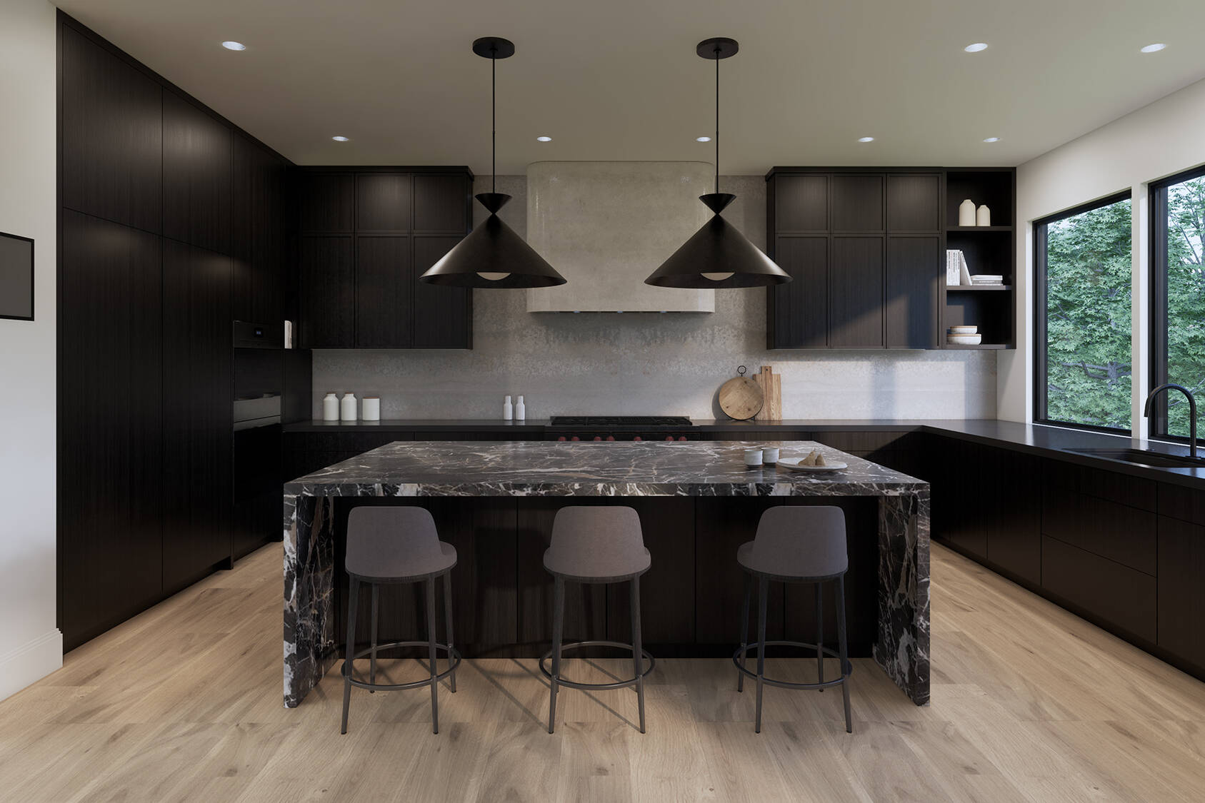 Oakglen Residential Kitchen Rendering