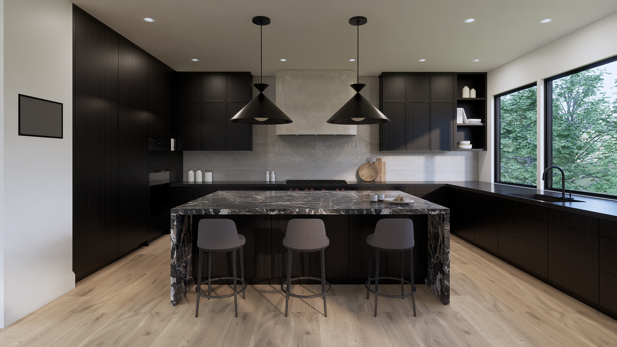 Oakglen Residential Kitchen Rendering
